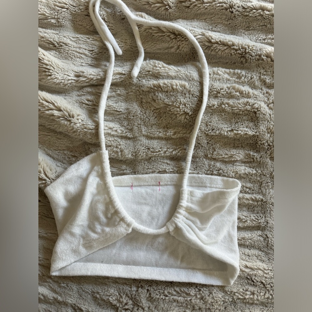 Edikted terry cloth crop top